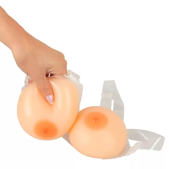 Cottelli - silikonske push-up prsi - nastavljive - 2x400g