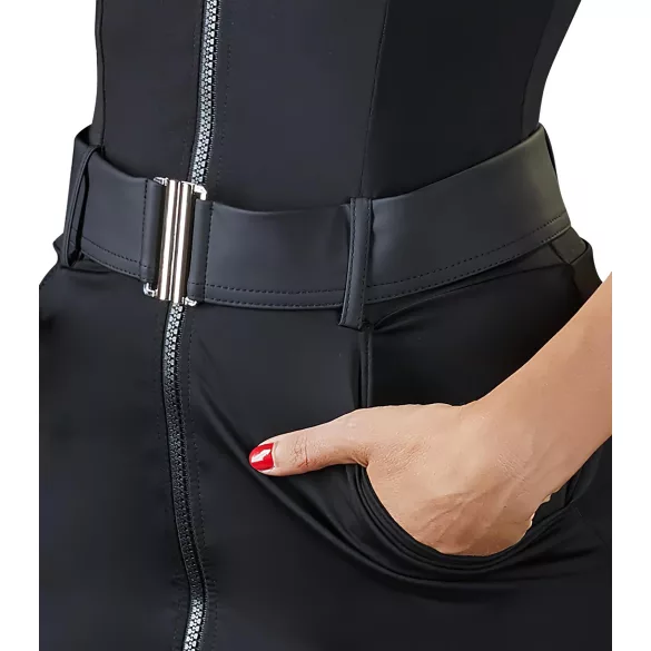 Cottelli Police - kostum policistke - črna obleka - L