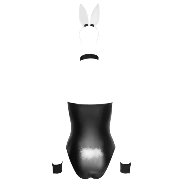 Cottelli Bunny - seksi zajčica kostum - svetleč, 5-delni komplet - L