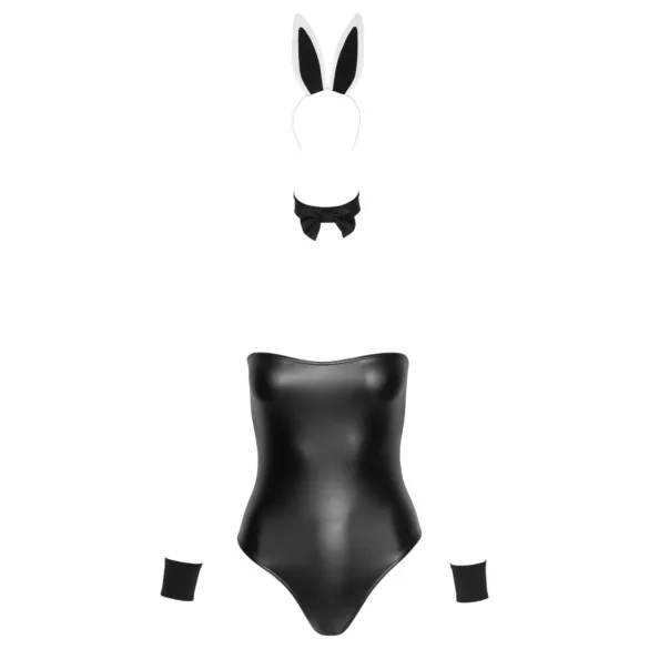 Cottelli Bunny - seksi zajčica kostum - svetleč, 5-delni komplet - L