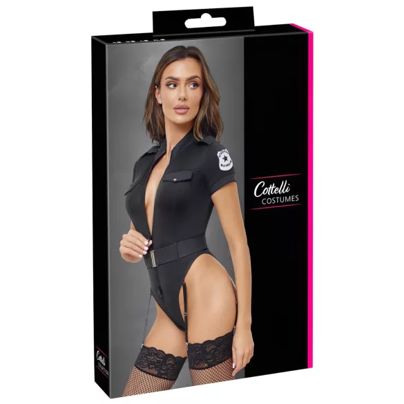 Cottelli - kostum policistke - črna - L