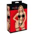 Bad Kitty odprti črni body harness