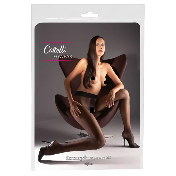 Cottelli - Seksi nogavice - Saten videz - XL