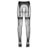 Cottelli Legwear - samostoječe odprte nogavice - črne - S-L