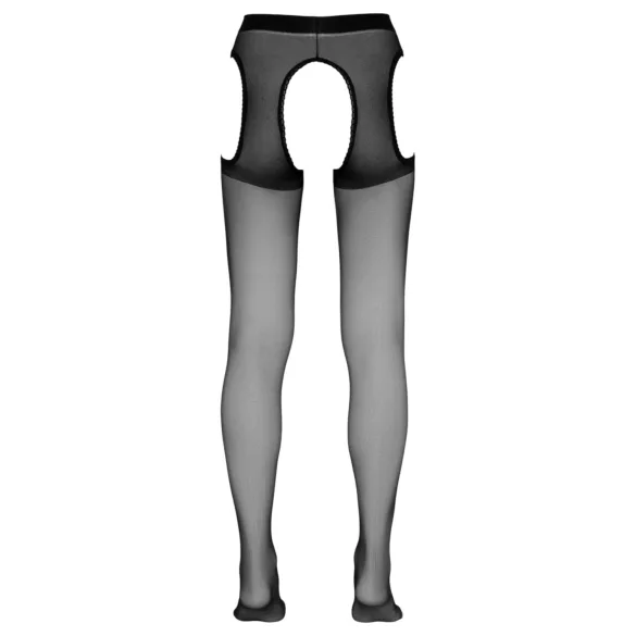 Cottelli - odprte (crotchless) hlačne nogavice (črne)
