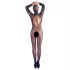 Mandy Mystery - mrežasti catsuit z masko - črna - S-L