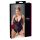 Cottelli Plus Size - čipkasti body (črn) - XXXL