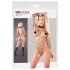 NO:XQSE - črn mrežast body z dolgimi rokavi (S-L)