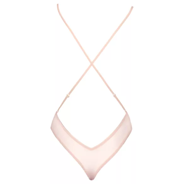 Kissable - bodi iz čipke - roza - L/XL