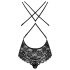 Obsessive 860-TED-1 - ultra seksi čipkasti body (črn) - L/XL
