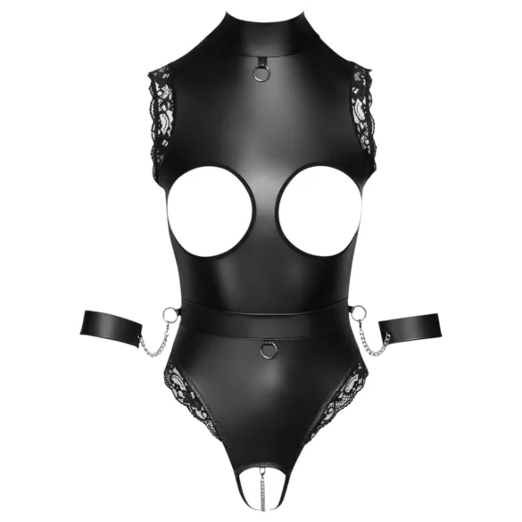 Cottelli Bondage - odprto bodi za prsi - črna