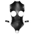 Cottelli Bondage - odprto bodi za prsi - črna - M