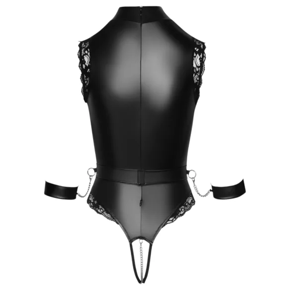 Cottelli Bondage - odprto bodi za prsi - črna - M