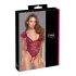 Cottelli - čipkast body z biseri (rdeč) - L