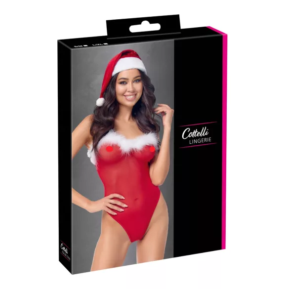 Cottelli - božični body set - rdeča