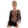 Obsessive Punker - prozorna mini obleka in tangice (črna) - L/XL