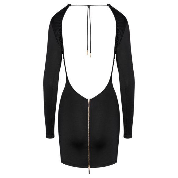 Cottelli - mini obleka z odprtim hrbtom - črna - L