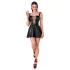 Noir - spredaj vezana mini obleka (črna) - M