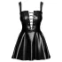 Noir - spredaj vezana mini obleka (črna) - M