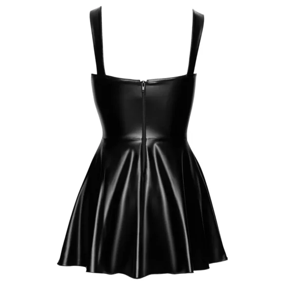 Noir - spredaj vezana mini obleka (črna) - M