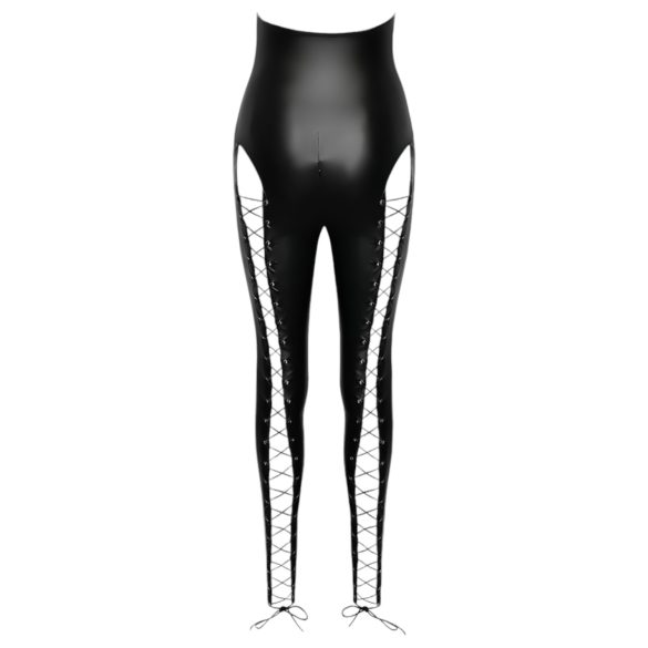 Cottelli Party - črna korzetna obleka z ovratnikom