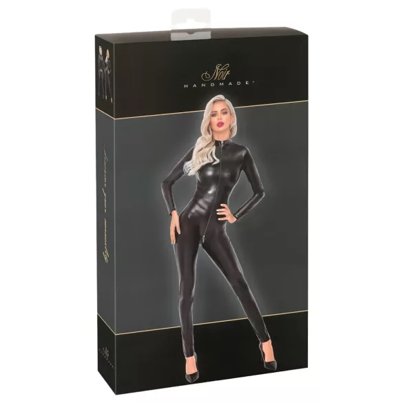 Noir - pajkice catsuit - kačji vzorec - črna - XL