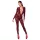 Noir Kink Royal - prosojen catsuit - rdeča - L
