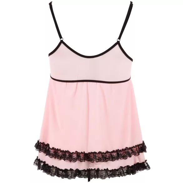 Cottelli - Babydoll - prosojna čipka - črna - L
