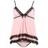 Cottelli - Sladka, čipkasta zapeljivka - babydoll - XXL