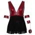 Cottelli Bondage Plus Size - rdeč babydoll
