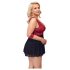 Cottelli Bondage Plus Size - babydoll (rdeča) - 3XL
