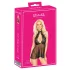 Kissable - babydoll čipkast z naramnico za vrat - črna - L/XL