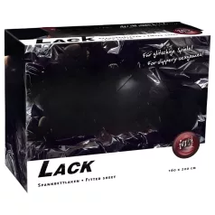   Lakkmed - prevleka za posteljo - elastični rob - 160x200 cm - črna