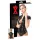 LATEX - ženska majica s kratkimi rokavi - z zadrgo - črna - L