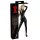 LATEX - ženski catsuit z dolgimi rokavi - črna - L