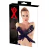 LATEX - dolge unisex rokavice - črna - lateks - L