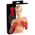 LATEX - dolge, unisex rokavice (rdeče) - XL