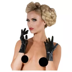 LATEX - unisex rokavice - kratke - črne