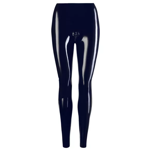 LATEX - ženske pajkice z zadrgo - črne - S