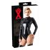 LATEX - dolg rokavni ženski bodi (črna) - L