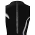Latex - ženski body z dolgimi rokavi - črna - L