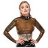 LATEX - prosojna lateks zgornji del (prosojno-črna) - S-L