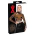 LATEX - prosojna lateks zgornji del (prosojno-črna) - S-L - 2XL