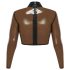 LATEX - prosojna lateks zgornji del (prosojno-črna) - S-L - 2XL