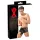 Latex boksar + penisni tulec (črn) - L/XL
