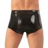 LATEX - boksarice + penisni plašč (črna) - L/XL