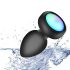 Mrow - svetleči analni vibrator z radiem (črn)