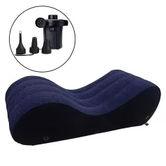 Desirel Magic Pillow - Napihljiv seks kavč - velik (moder)