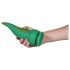 Octopuss Zajedavec - polip dildo, 21 cm (zelena-rumena)