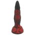 OgazR Hell Dong - rebrasti dildo - 20 cm (rdeča)